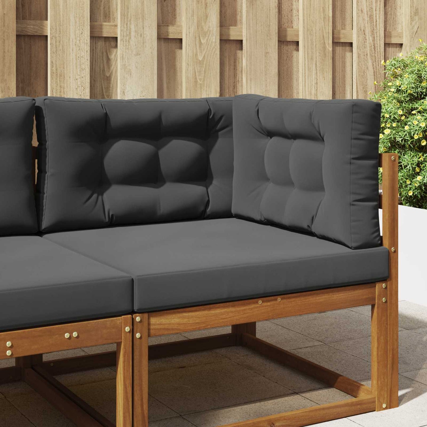 Udendørs Sofa Pude 3 pcs Antracit Polyester