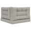 Udendørs Sofa Pude 3 pcs Grå Polyester