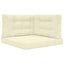 Udendørs Sofa Pude 3 pcs Creme Polyester