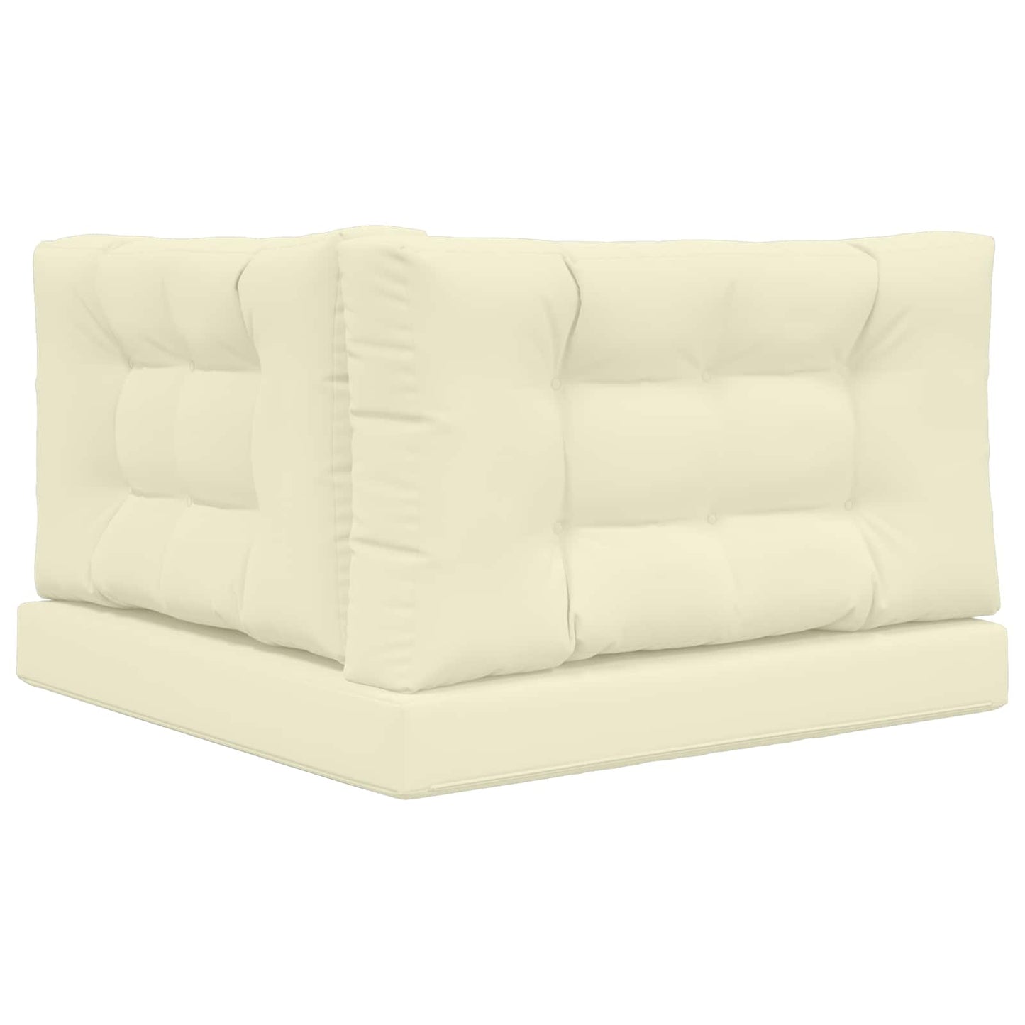 Udendørs Sofa Pude 3 pcs Creme Polyester