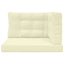 Udendørs Sofa Pude 3 pcs Creme Polyester