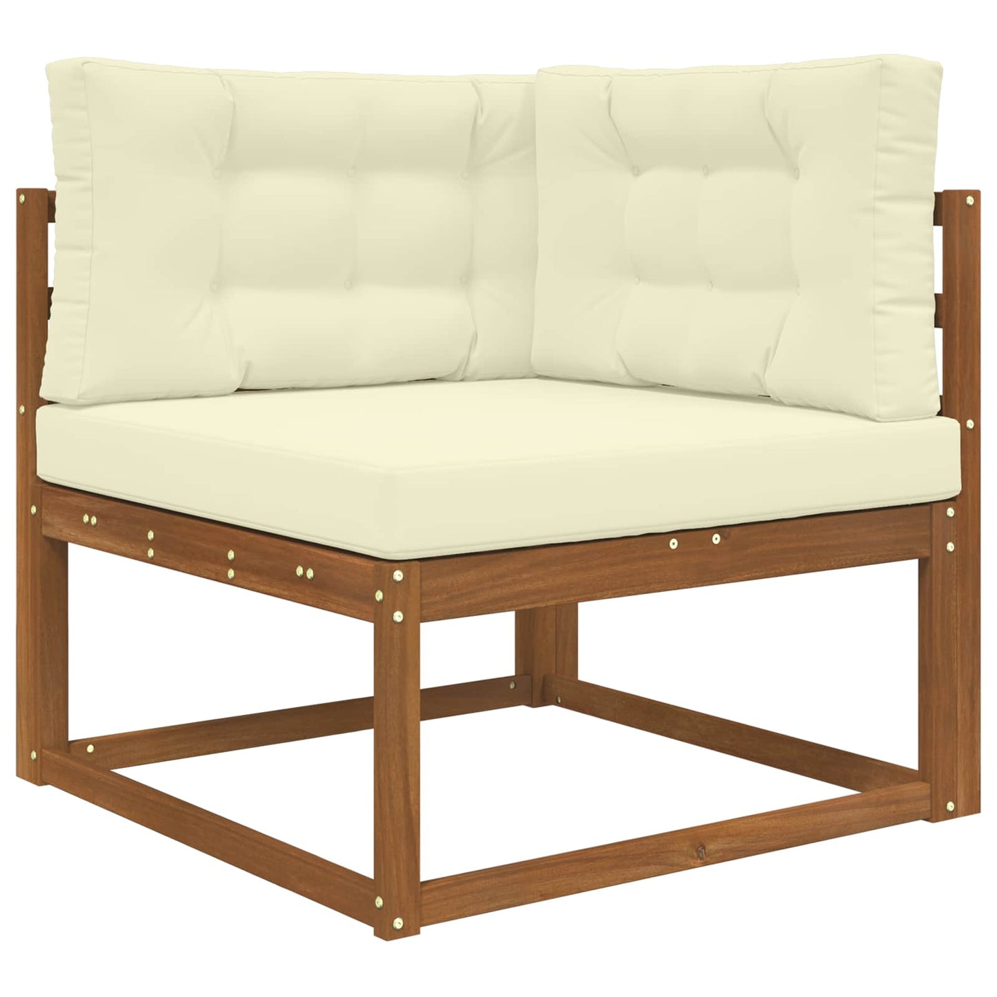 Udendørs Sofa Pude 3 pcs Creme Polyester