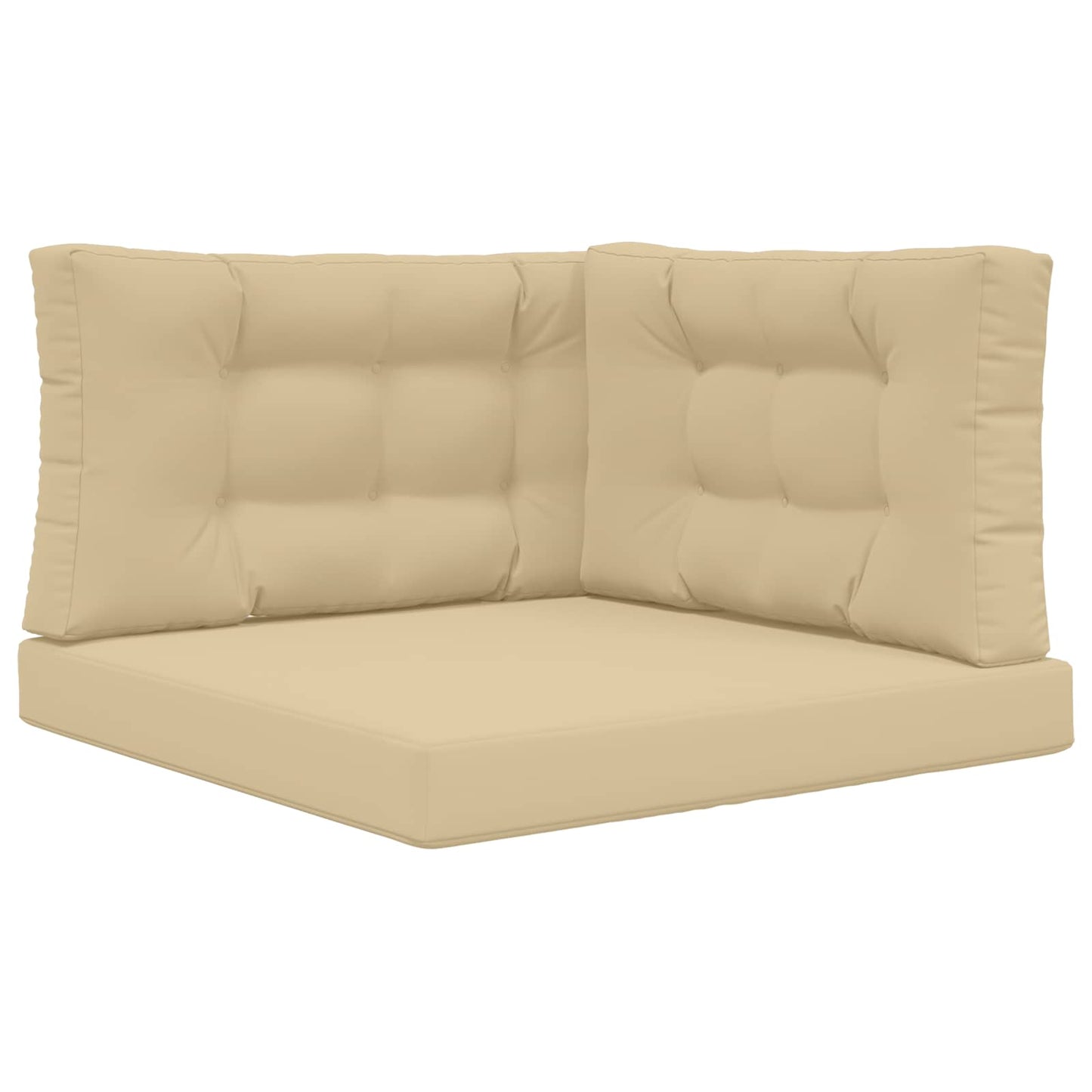 Udendørs Sofa Pude 3 pcs Beige Polyester