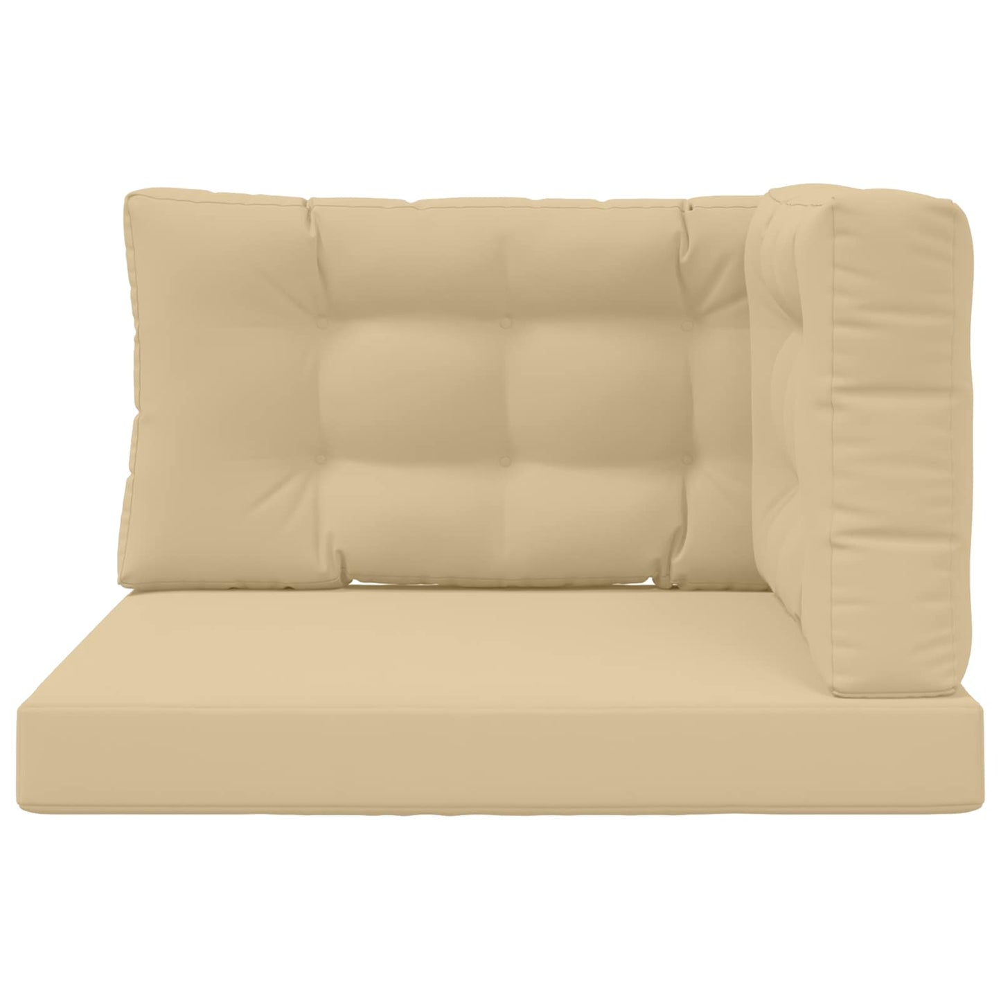 Udendørs Sofa Pude 3 pcs Beige Polyester