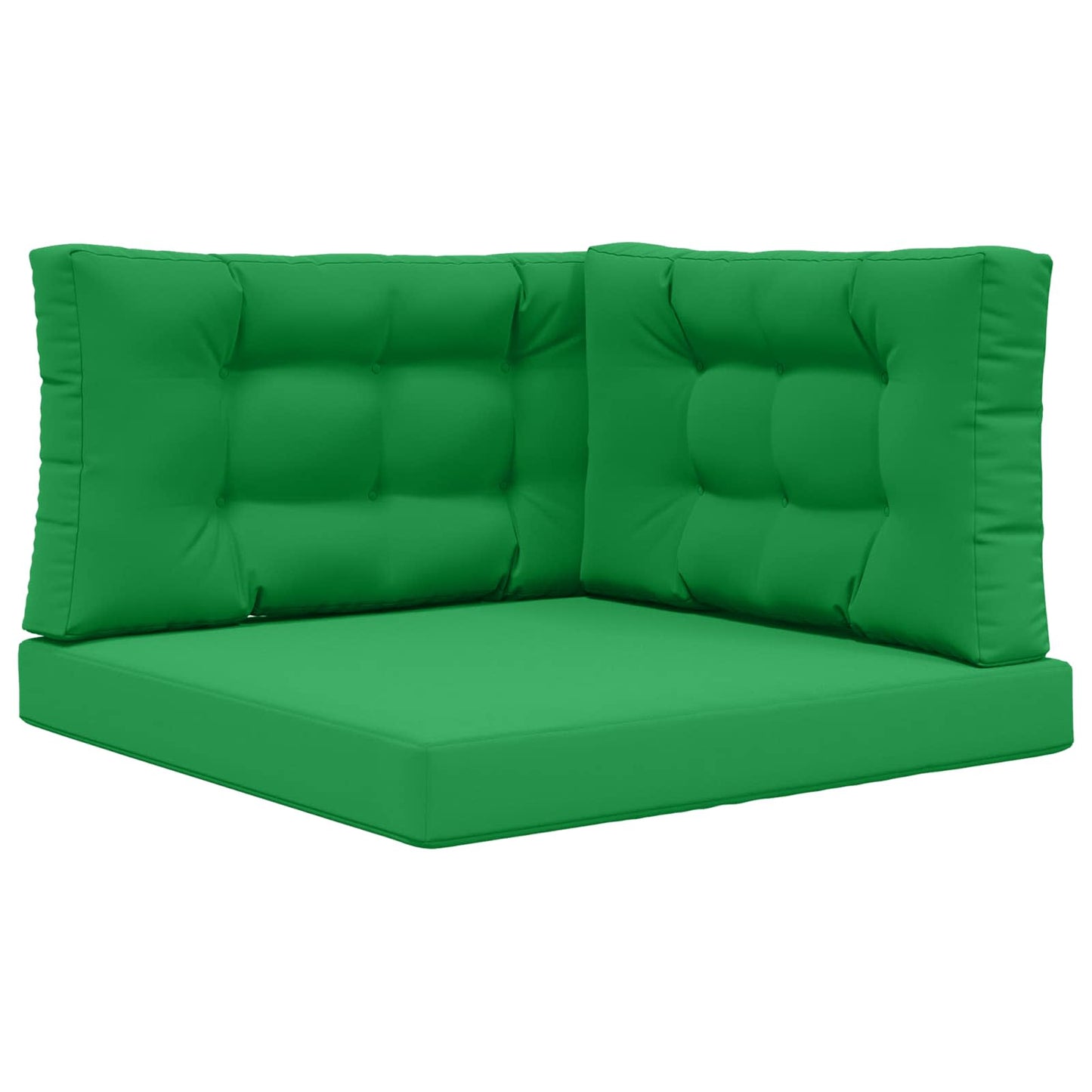 Udendørs Sofa Pude 3 pcs Grøn Polyester