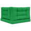 Udendørs Sofa Pude 3 pcs Grøn Polyester