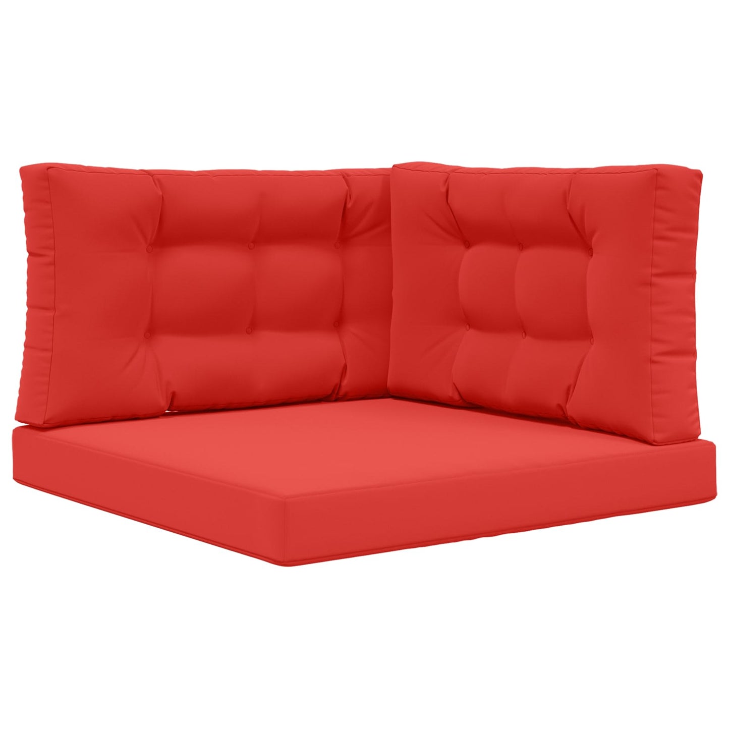 Udendørs Sofa Pude 3 pcs Rød Polyester