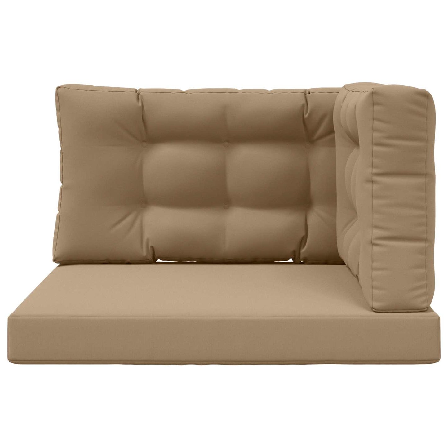 Udendørs Sofa Pude 3 pcs Gråbrun Polyester