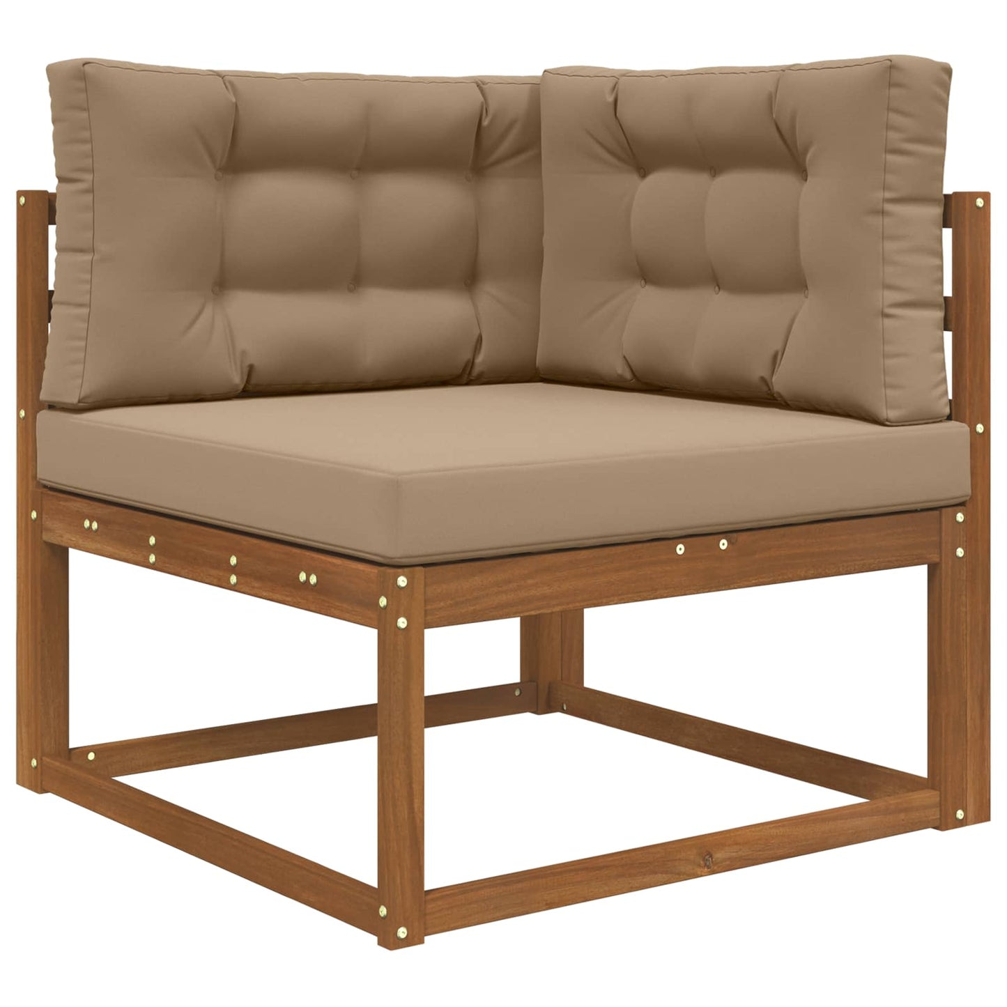 Udendørs Sofa Pude 3 pcs Gråbrun Polyester
