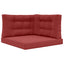 Udendørs Sofa Pude 3 pcs Vinrød Polyester