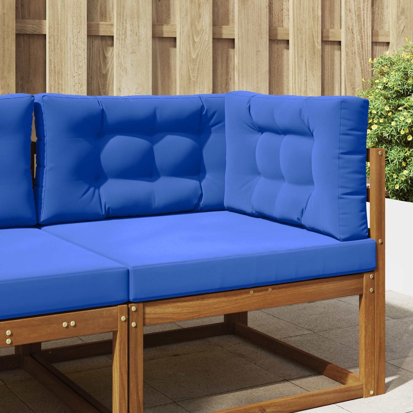 Udendørs Sofa Pude 3 pcs Kongelig blå Polyester