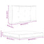 Udendørs Sofa Pude 3 pcs Bladmønster Polyester