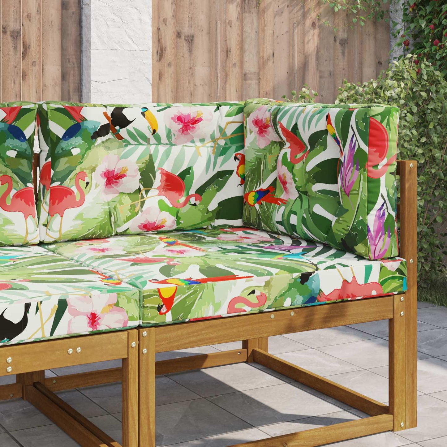 Udendørs Sofa Pude 3 pcs farverig Polyester