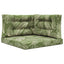 Udendørs Sofa Pude 3 pcs Bladdesign Polyester