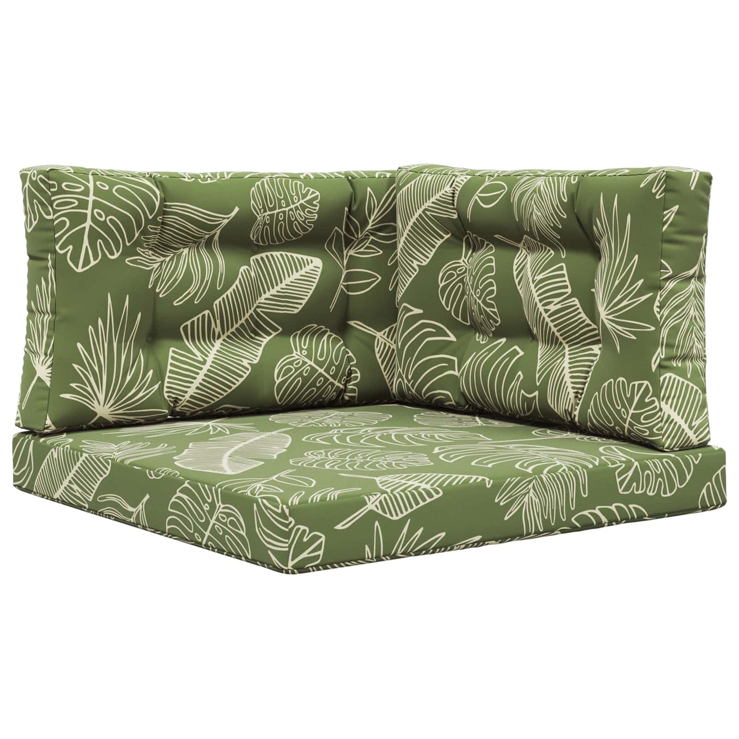 Udendørs Sofa Pude 3 pcs Bladdesign Polyester