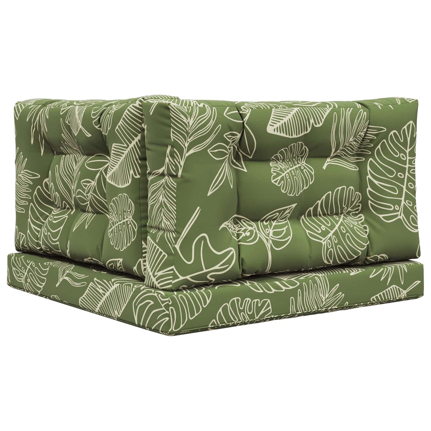 Udendørs Sofa Pude 3 pcs Bladdesign Polyester