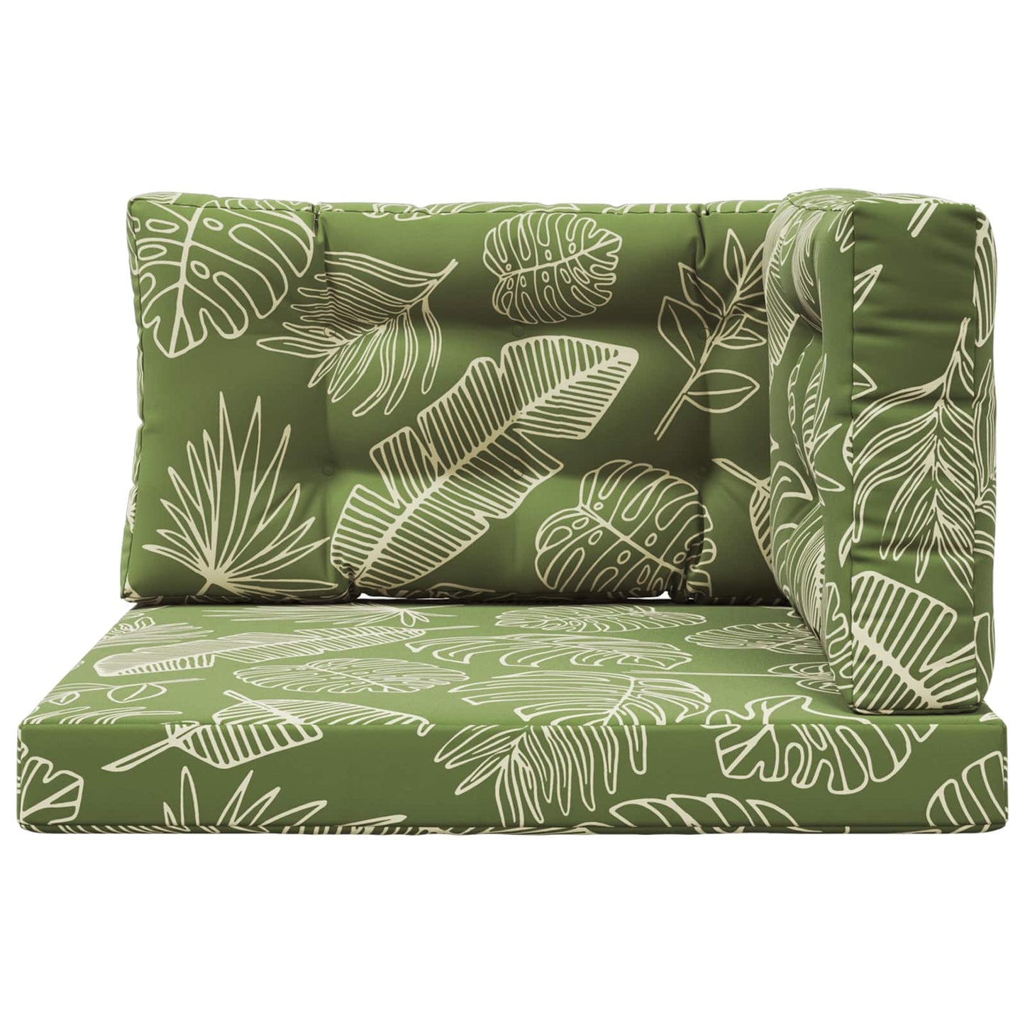 Udendørs Sofa Pude 3 pcs Bladdesign Polyester
