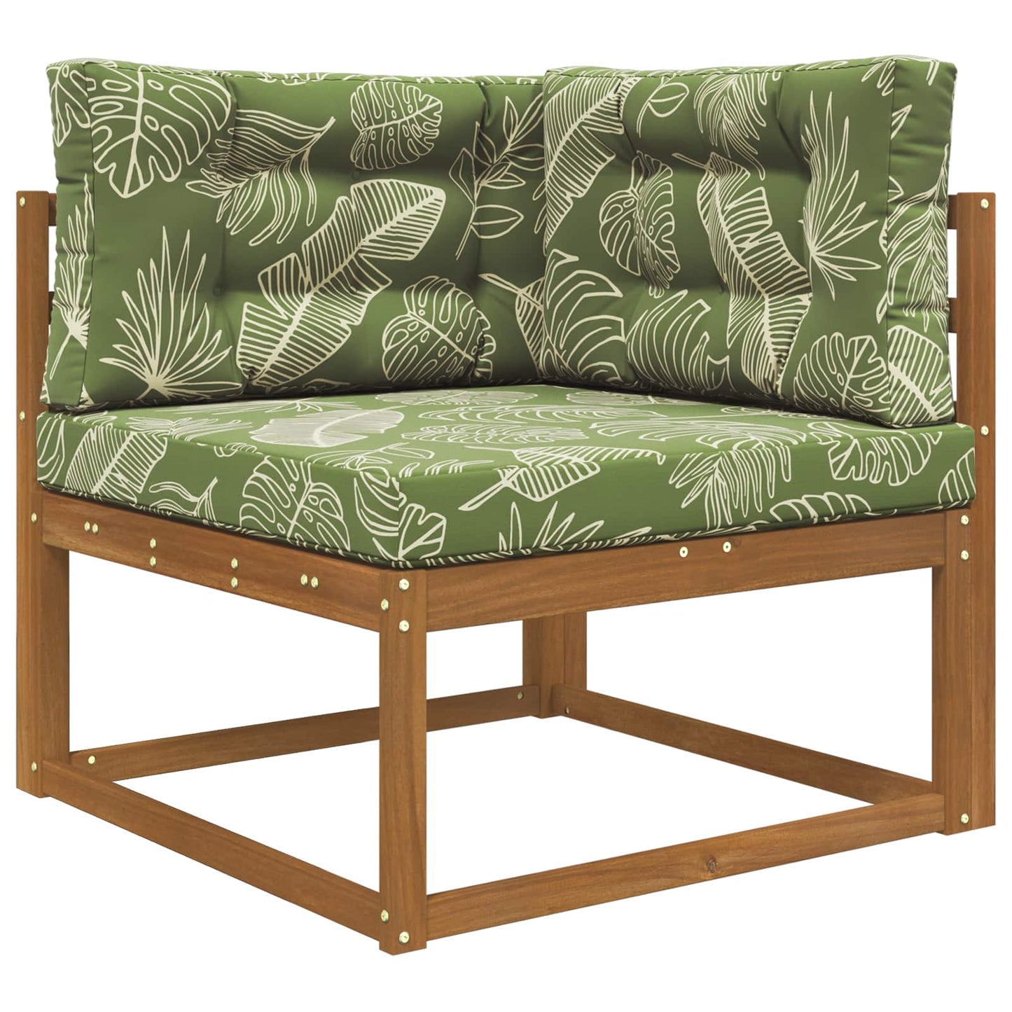 Udendørs Sofa Pude 3 pcs Bladdesign Polyester