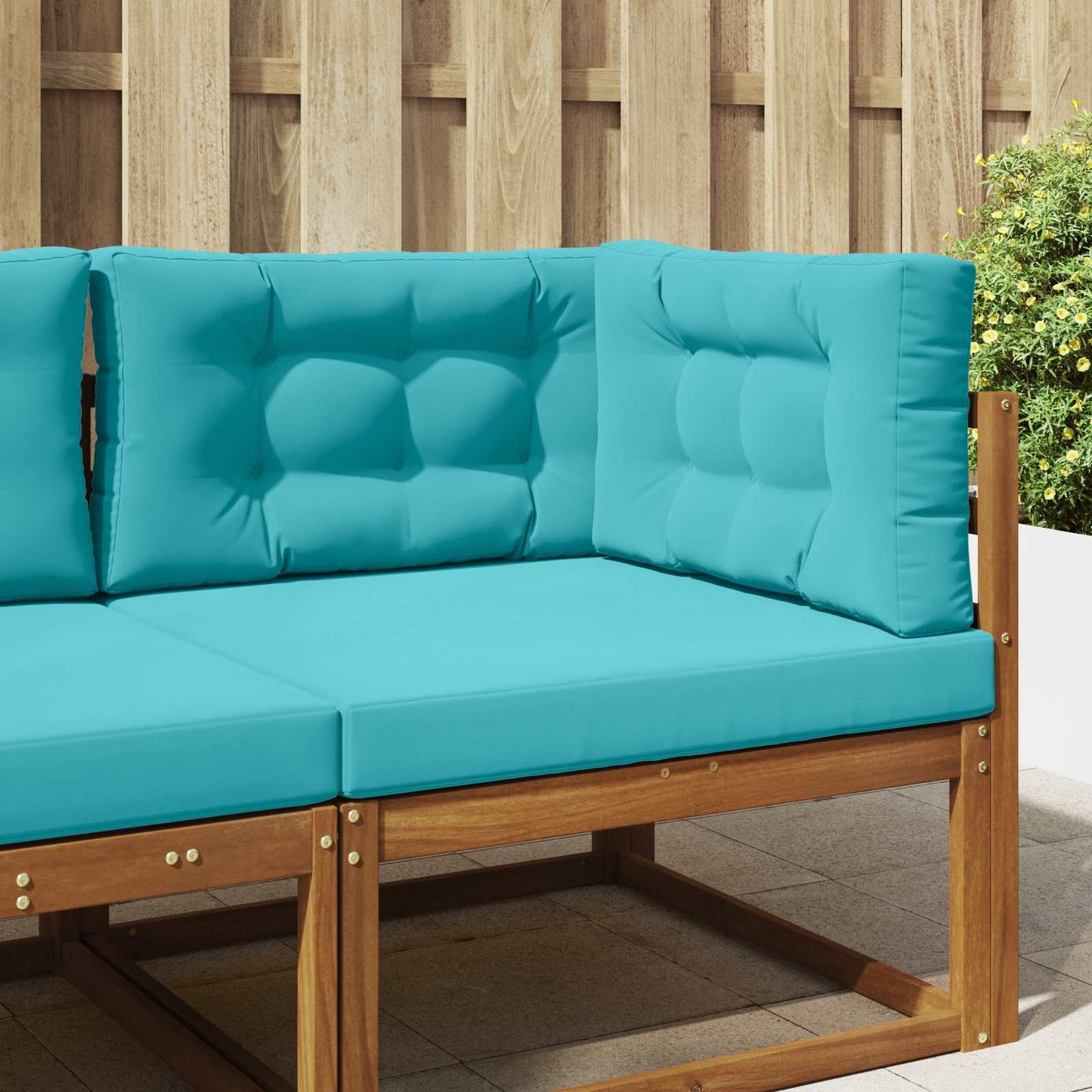 Udendørs Sofa Pude 3 pcs Turkis Polyester