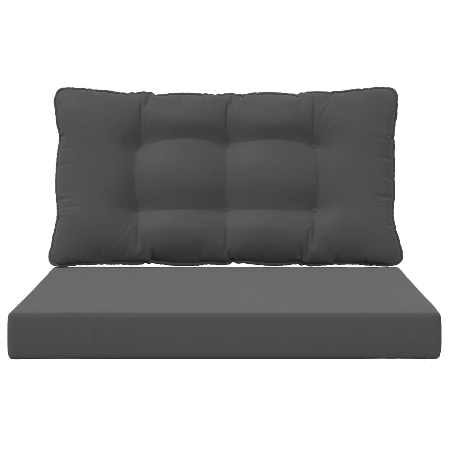 Udendørs Sofa Pude Polyester Antracit 80 x 68,5 x 8 cm