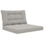 Udendørs Sofa Pude Polyester Grå 80 x 68,5 x 8 cm