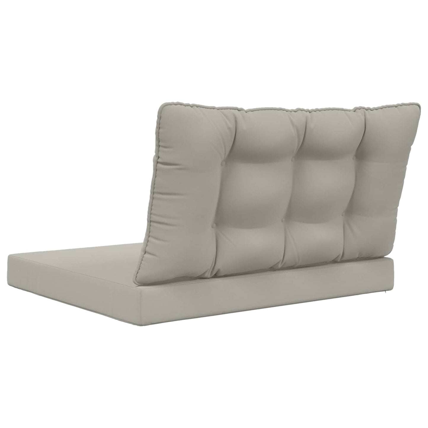 Udendørs Sofa Pude Polyester Grå 80 x 68,5 x 8 cm