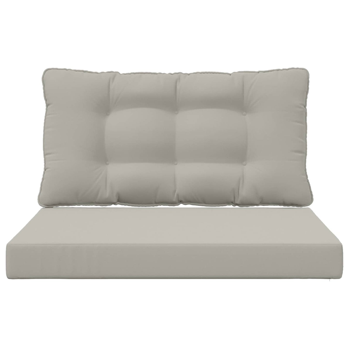 Udendørs Sofa Pude Polyester Grå 80 x 68,5 x 8 cm