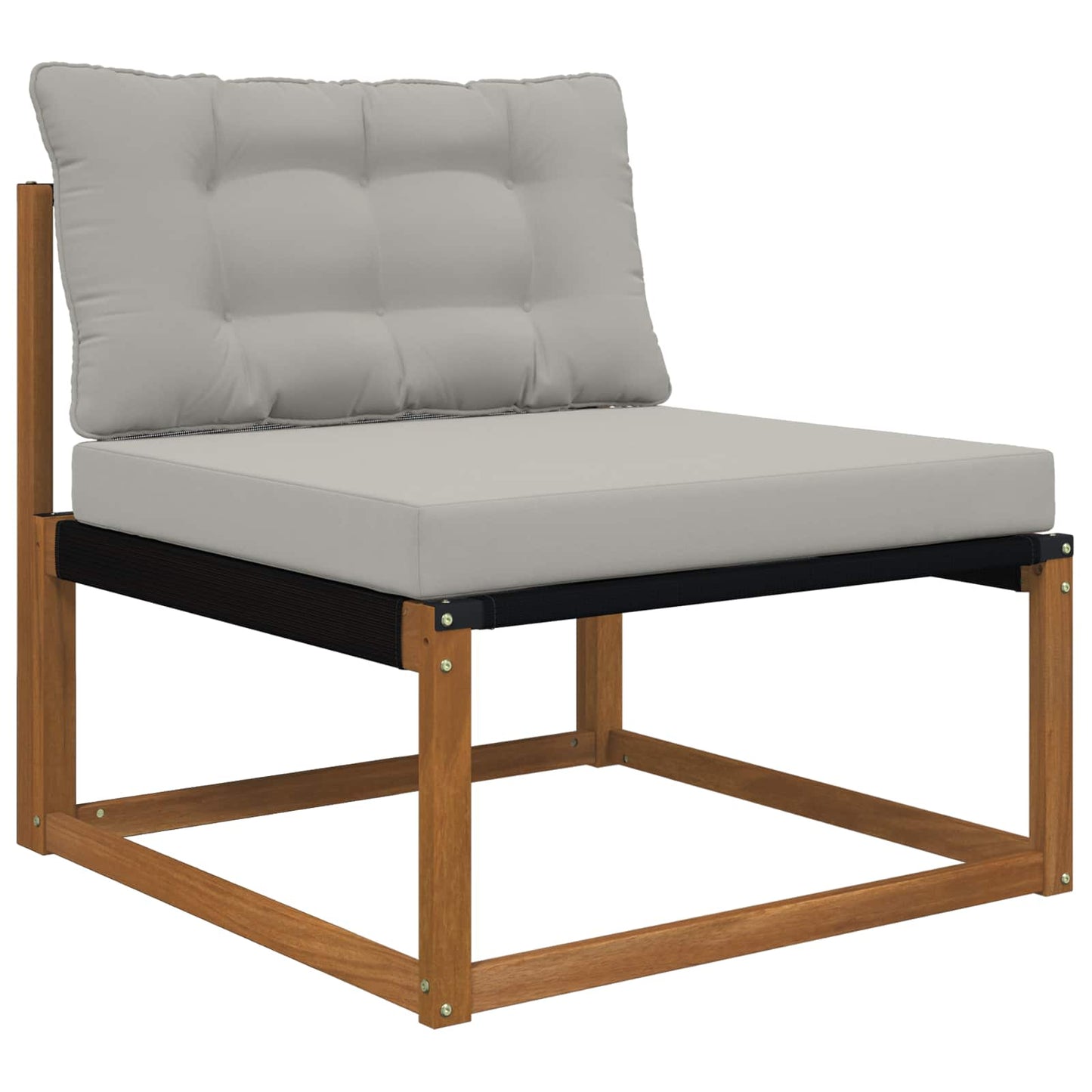 Udendørs Sofa Pude Polyester Grå 80 x 68,5 x 8 cm
