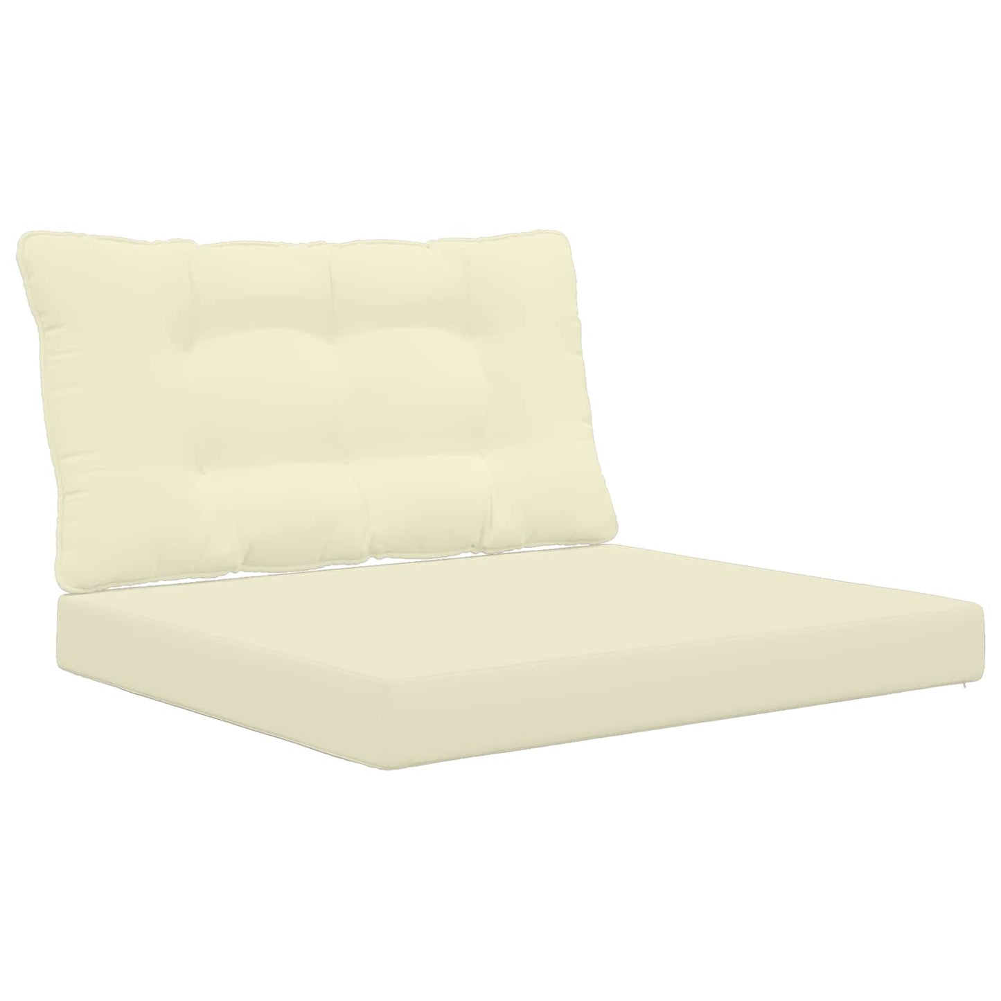 Udendørs Sofa Pude Polyester Creme 80 x 68,5 x 8 cm