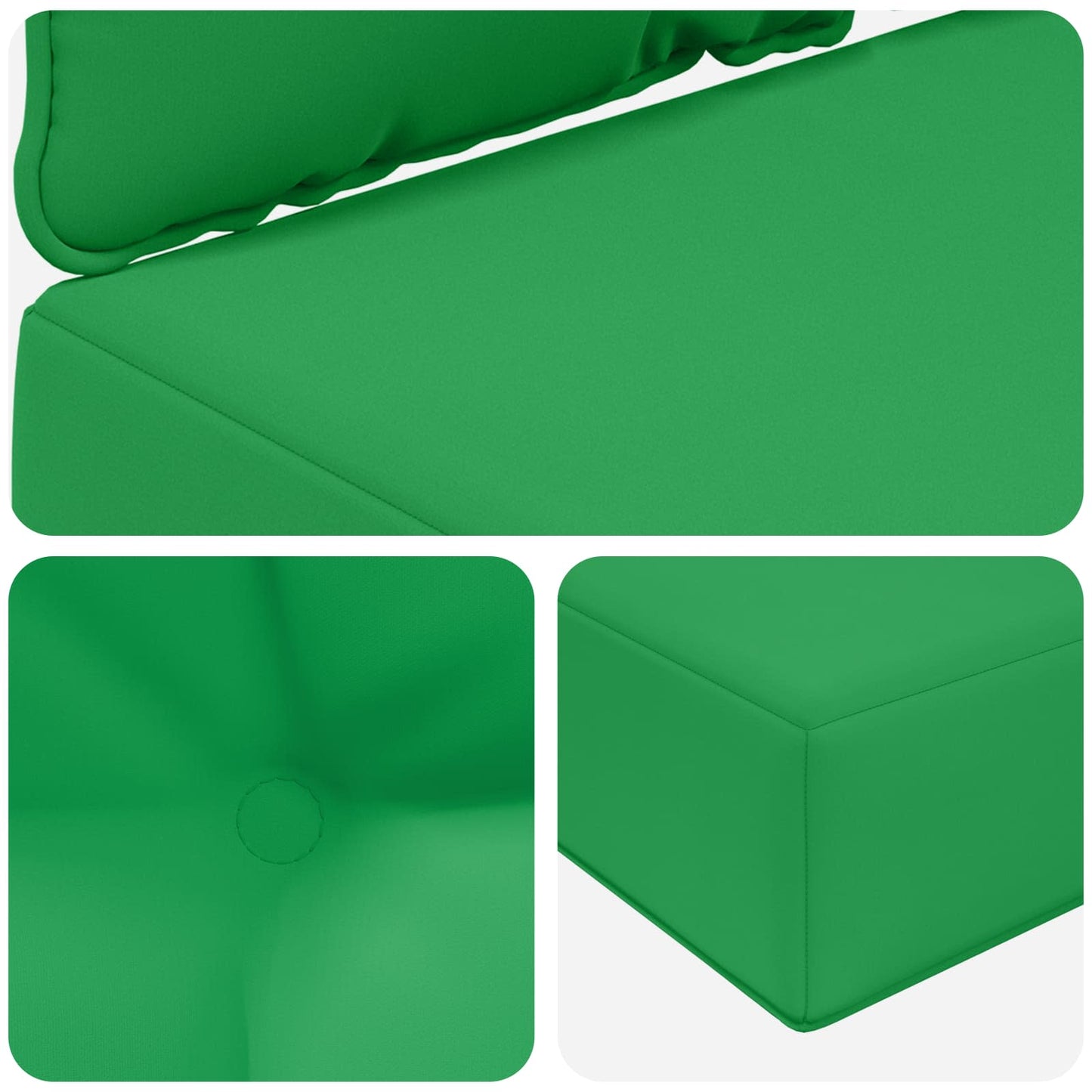 Udendørs Sofa Pude Polyester Grøn 80 x 68,5 x 8 cm