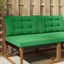 Udendørs Sofa Pude Polyester Grøn 80 x 68,5 x 8 cm