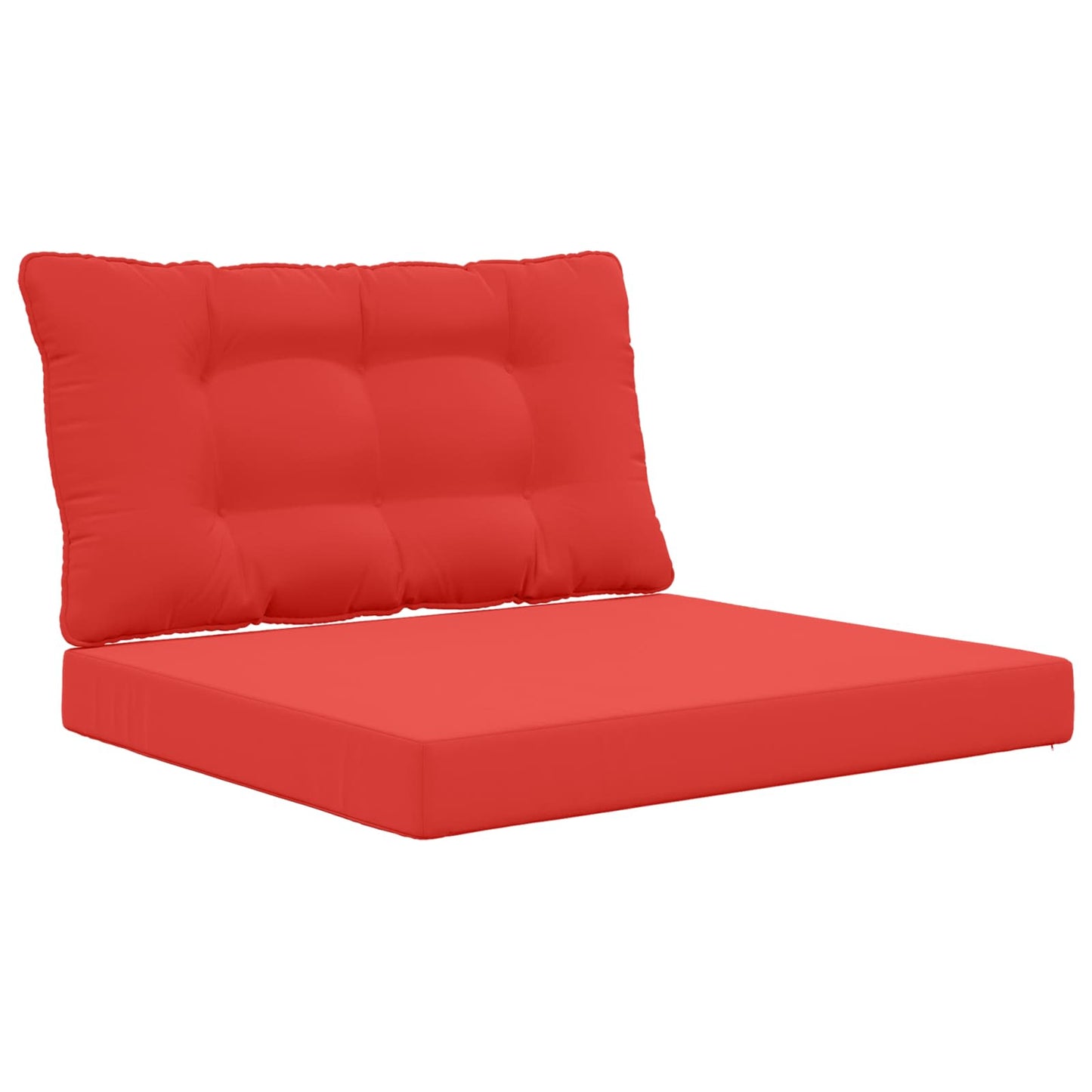 Udendørs Sofa Pude Polyester Rød 80 x 68,5 x 8 cm