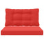 Udendørs Sofa Pude Polyester Rød 80 x 68,5 x 8 cm