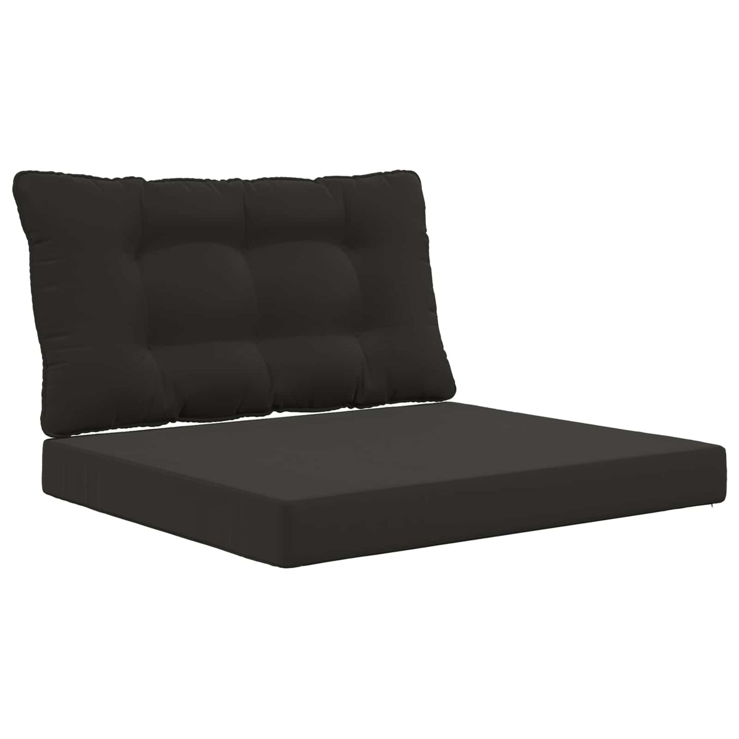 Udendørs Sofa Pude Polyester Sort 80 x 68,5 x 8 cm