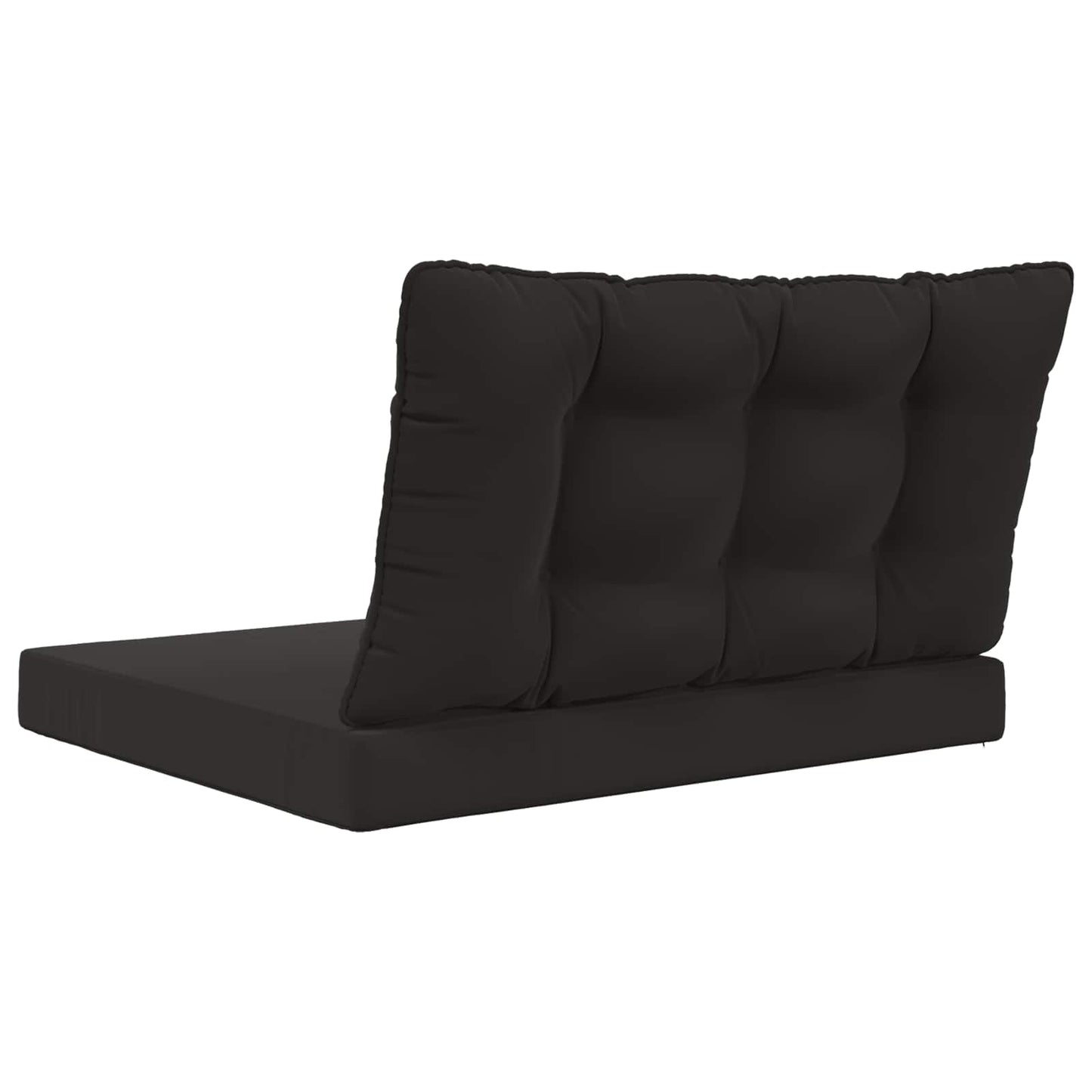 Udendørs Sofa Pude Polyester Sort 80 x 68,5 x 8 cm