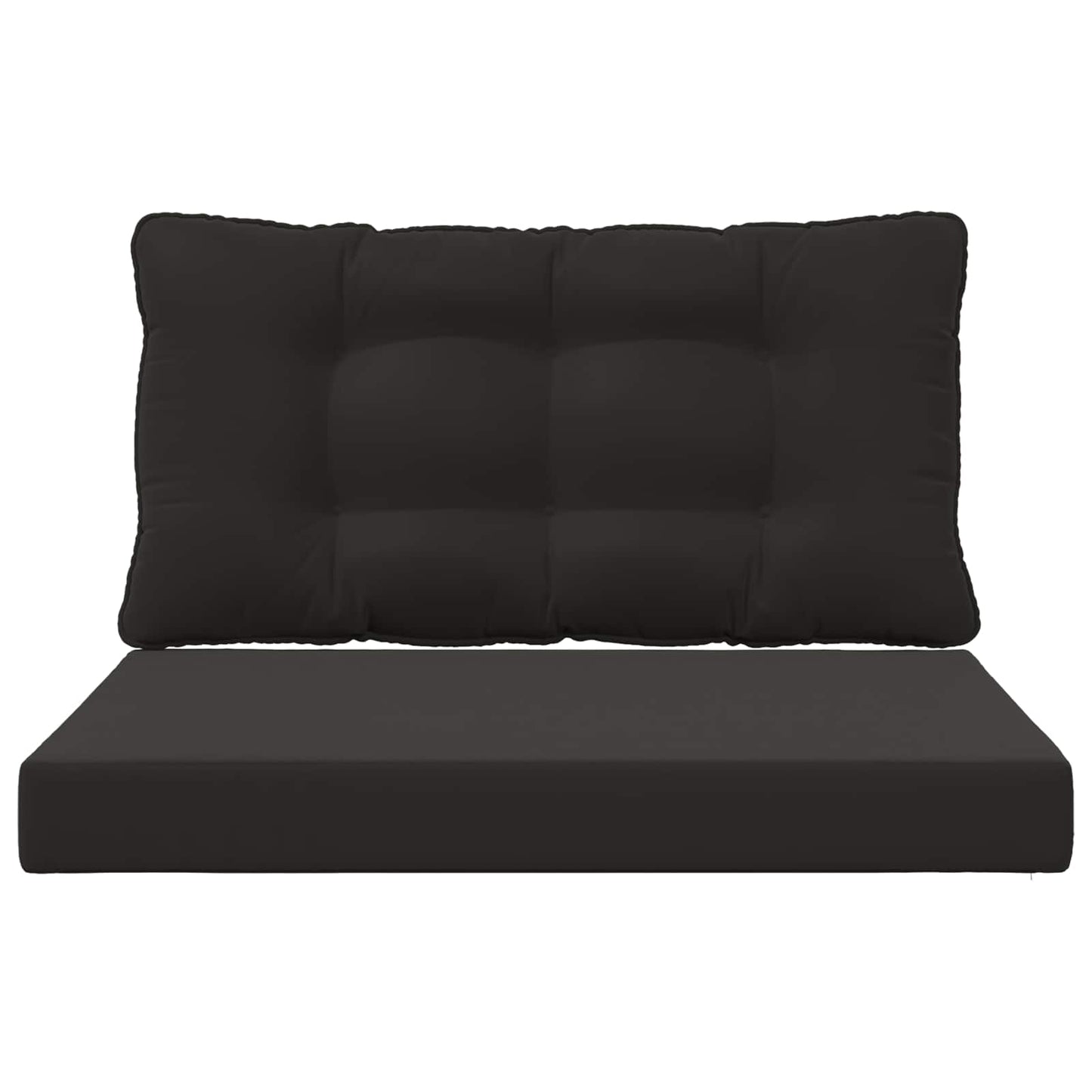 Udendørs Sofa Pude Polyester Sort 80 x 68,5 x 8 cm