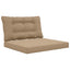 Udendørs Sofa Pude Polyester Gråbrun 80 x 68,5 x 8 cm