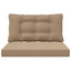 Udendørs Sofa Pude Polyester Gråbrun 80 x 68,5 x 8 cm