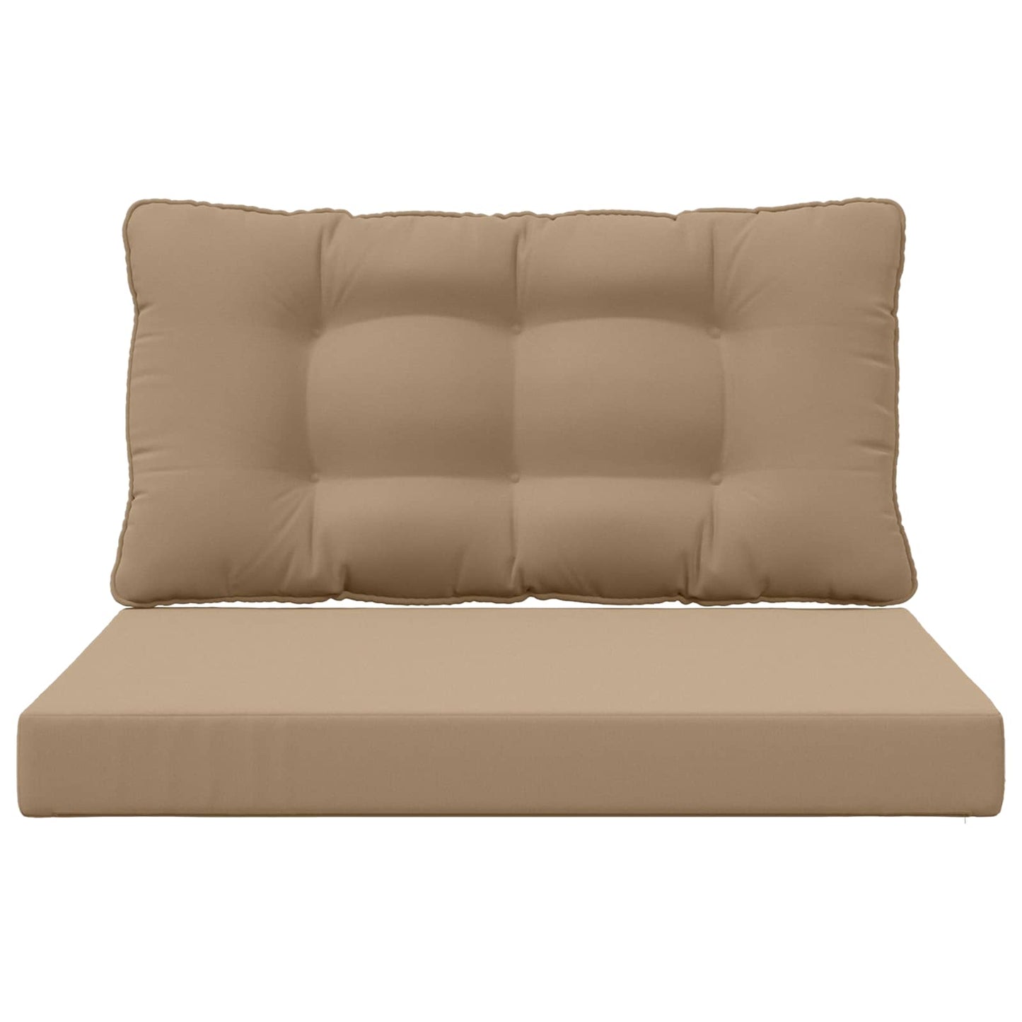 Udendørs Sofa Pude Polyester Gråbrun 80 x 68,5 x 8 cm