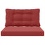 Udendørs Sofa Pude Polyester Vinrød 80 x 68,5 x 8 cm