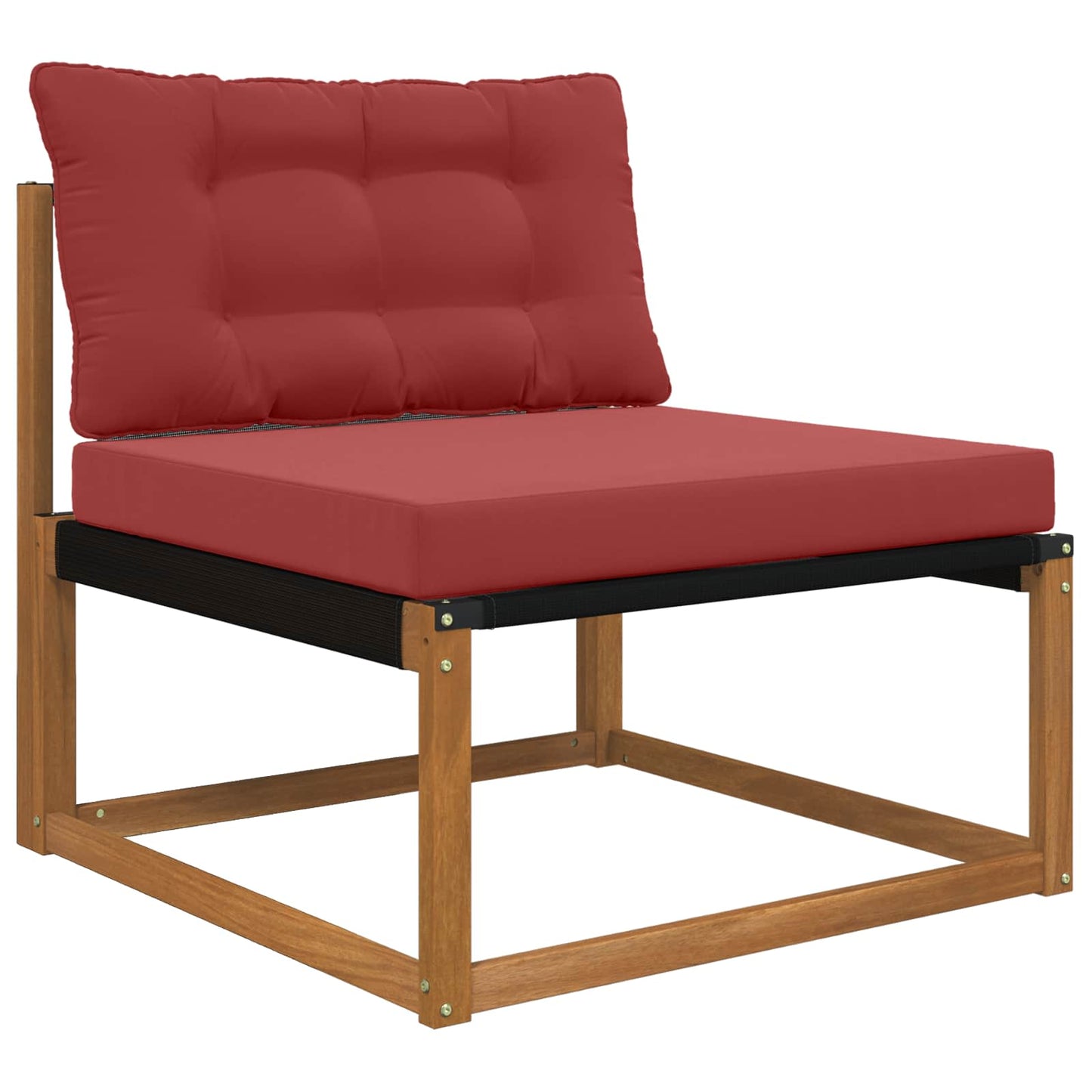 Udendørs Sofa Pude Polyester Vinrød 80 x 68,5 x 8 cm