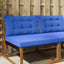 Udendørs Sofa Pude Polyester Kongelig blå 80 x 68,5 x 8 cm