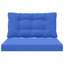 Udendørs Sofa Pude Polyester Kongelig blå 80 x 68,5 x 8 cm