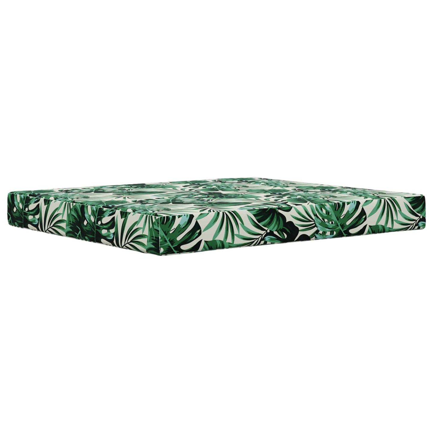 Udendørs Sofa Pude Polyester Bladmønster 80 x 68,5 x 8 cm