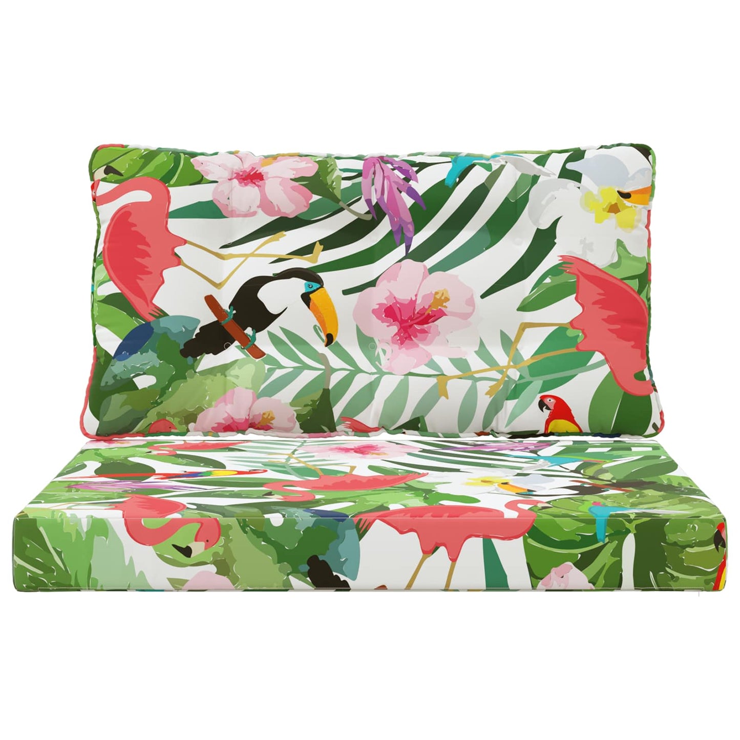 Udendørs Sofa Pude Polyester farverig 80 x 68,5 x 8 cm