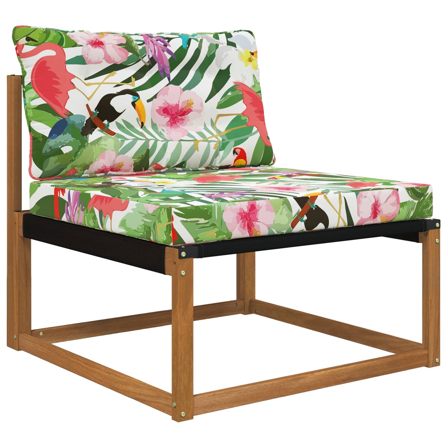 Udendørs Sofa Pude Polyester farverig 80 x 68,5 x 8 cm