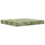 Udendørs Sofa Pude Polyester Bladdesign 80 x 68,5 x 8 cm