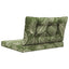 Udendørs Sofa Pude Polyester Bladdesign 80 x 68,5 x 8 cm