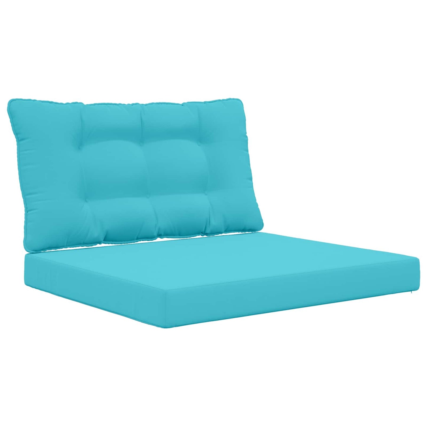 Udendørs Sofa Pude Polyester Turkis 80 x 68,5 x 8 cm