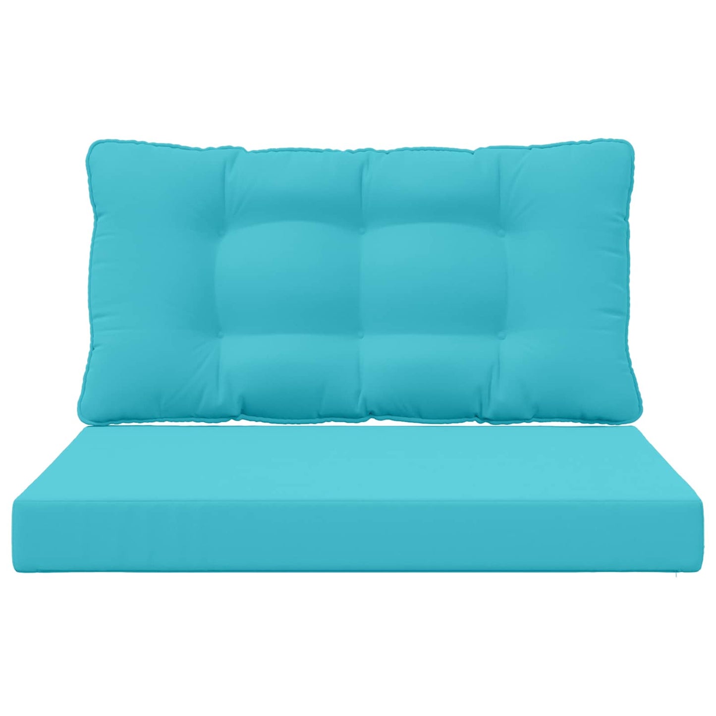 Udendørs Sofa Pude Polyester Turkis 80 x 68,5 x 8 cm
